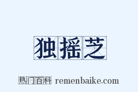 独摇芝是什么意思的图片
